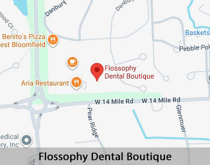 Map image for Sedation Dentist in West Bloomfield Township, MI